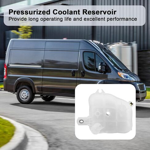 603-832 Pressurized Coolant Reservoir Engine Recovery Tank, Compatible with 2014-2021 ProMaster 1500/2500/3500, Replaces# 52014880AA, 68097622AA in Saudi Arabia