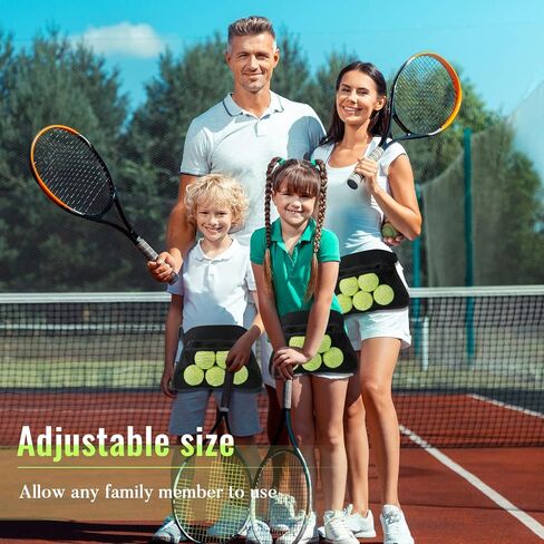 Amylove 2 Pcs Tennis Ball Band Holder Sports Adjustable Mesh Fanny Pack Training Waist Pouch Holder for Women Men Enthusiast Referee Gifts Accessories in Saudi Arabia