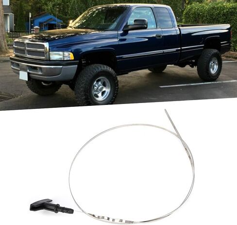 Qiilu for Dodge 2500 Oil Dipstick 5080582AA Car Engine Oil Level Fluid Dipstick Tool Replacement for Dodge Ram 2500 3500 2000-2002 in Saudi Arabia
