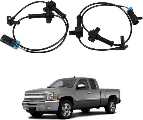 2 PCS Rear ABS Sensor 20938121 Compatible with Chevrolet Silverado 1500(07-13),Cheyenne(07-13),Silverado 2500(11-14),Silverado 3500(10-13),GMC Sierra 1500(07-13) Wheel Speed Sensor ALS1757 in Saudi Arabia