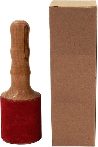 Traditional Tibetan Yoga Hard Wood Singing Bowl Mike Leather Striker Tool Meditation Chakra Healing Prayer Yoga Mindfulness - 1 Pc in Kuwait