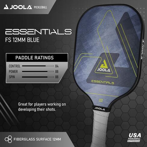 JOOLA Essentials Pickleball Paddles with Reinforced Fiberglass Surface and Honeycomb Polypropylene Core in Saudi Arabia