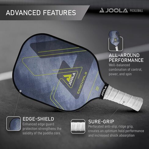 JOOLA Essentials Pickleball Paddles with Reinforced Fiberglass Surface and Honeycomb Polypropylene Core in Saudi Arabia