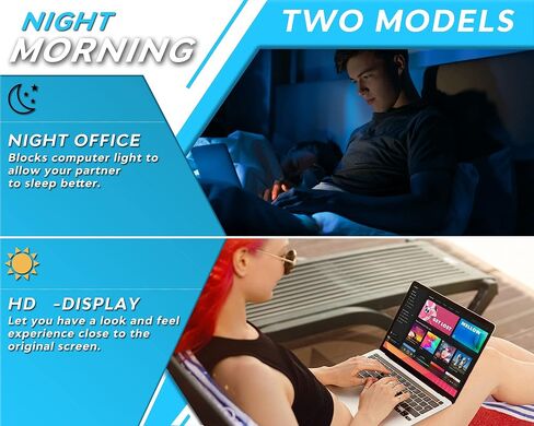 ZOEGAA 2-Pack شاشة خصوصية للكمبيوتر المحمول 15.6 بوصة مرشح شاشة خصوصية للكمبيوتر المحمول مقاس 16:9-شاشة كمبيوتر محمول درع الخصوصية مضاد للوهج الضوء الأزرق in Kuwait