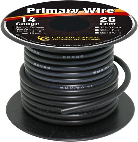 Grand General 55241 Red 14-Gauge Primary Wire in Saudi Arabia