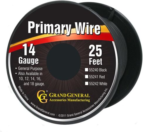 Grand General 55241 Red 14-Gauge Primary Wire in Saudi Arabia