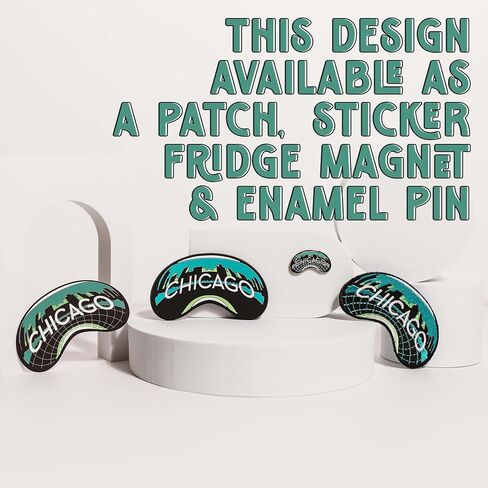 Chicago Sticker - Weatherproof - Chicago Vinyl Sticker - Illinois Home Sticker in Saudi Arabia