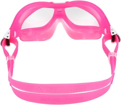 Seal Kid 2 Swim Goggles - Ultimate Underwater Vision, Comfortable, Anti Scratch Lens, Hypoallergenic - Unisex Children, Clear Lens, Pink Frame in Kuwait