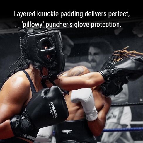 Hayabusa Pro Leather Lace-Up Boxing Gloves for Men and Women in Kuwait