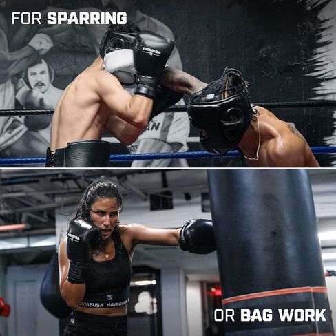 Hayabusa Pro Leather Lace-Up Boxing Gloves for Men and Women in Kuwait