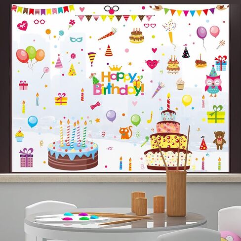 ملصقات نافذة عيد ميلاد سعيد، ملصقات عيد ميلاد سعيد، زينة نافذة كعكة عيد الميلاد، ملصقات ثابتة لعيد الميلاد لديكور النوافذ الزجاجية in Saudi Arabia