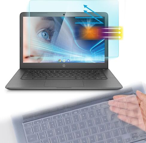 واقي شاشة لجهاز HP Chromebook x360 14a 14-da 14a-na 14a-ca 14b-ca 14b-cb مرشح شاشة مضاد للوهج للضوء الأزرق لجهاز HP Chrome 14a-na0023nr 14a-ca0022nr 14b-ca0010nr 14b-cb0013dx 14-da0012dx in Saudi Arabia