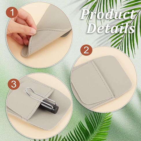 AHANDMAKER 4 pcs Pocket Protector Multicolor Pen Pencil Holder with an Extra Back PocketPouch Organizer Hold Multiple pens for Shirts, Coats, Pants, Black, White, Brown, Gray in Saudi Arabia