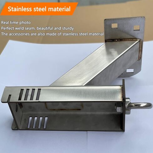 Stake Pocket Spare Tire Carrier Mount, Stainless Steel Material Boat Trailer Carrier Bracket, Fits Most 4 & 5 & 6 Lugs Wheels on 4", 4.25''，4.5'', 4.75'', 5" or 5.5"Bolt Patterns in Kuwait