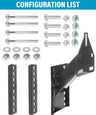 Spare Tire Carrier,Heavy Duty Trailer Spare Tire Mount,Car Accessories Spare Tire Mount for Utility Trailer,Fits 4 & 5 & 6 & 8 Lugs Wheels on 4",4.25",4.5",4.75",5",5.5",6",6.5" Bolt Patterns in Saudi Arabia