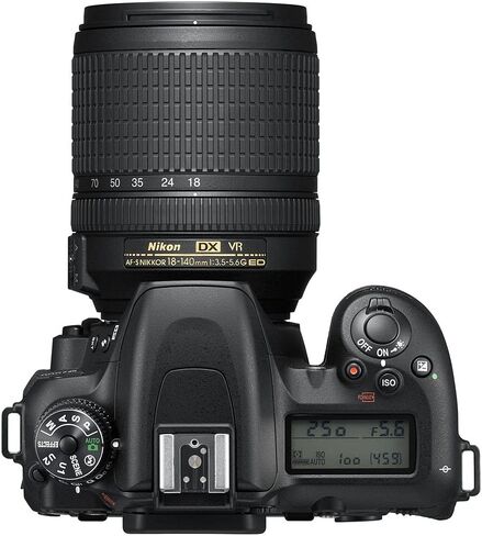 Nikon D7500 20.9MP DSLR Digital Camera with 18-140mm VR Lens (1582) Deluxe Bundle Kit -Includes- Sandisk 64GB SD Card + Large Camera Bag + Filter Kit + Spare Battery + Telephoto Lens + More in Saudi Arabia