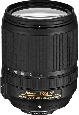 Nikon D7500 20.9MP DSLR Digital Camera with 18-140mm VR Lens (1582) Deluxe Bundle Kit -Includes- Sandisk 64GB SD Card + Large Camera Bag + Filter Kit + Spare Battery + Telephoto Lens + More in Saudi Arabia