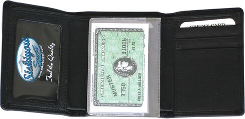 Siskiyou Sports Deluxe Leather Tri-fold Wallet in Saudi Arabia