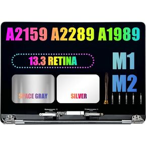 A2159 استبدال الشاشة A2289 استبدال شاشة Pro A1989 A2159 A2289 2018 2018 2020 سنة 13.3 "Retina LCD Display Assembly EMC 3214 3358 3301 3456 3348 2560X1600 (Space Gray)