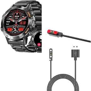 USB Cable for LIGE K52/SUNKTA K52/Linwear K52/EIGIIS K52 Smart Watch, Magnetic Replacement Charger Compatible for K52 Smart Watches