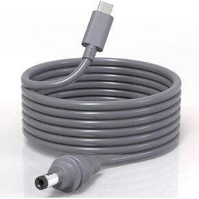 كابل Starlink Mini 6.5ft ، 20v 5a 18awg Starlink USB C إلى DC Power Cord ، مقبس برميل مقاوم للماء ، وملحقات Mini Starlink مع شاحن PD 100W وبنك PD Power