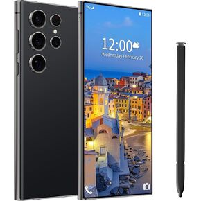 C24 Ultra Android Phone, 8GB+256GB Unlocked Phones, 6.8" Full Netcom Android 14 Smartphone Unlocked, Octa-Core CPU/6800mAHh Battery/GPS/Face ID/5G Dual SIM Cell Phone (Grey)