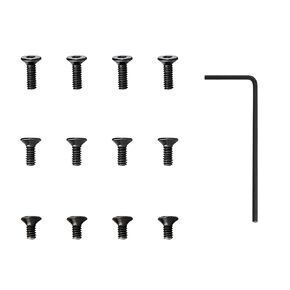 12Pcs of 3 Sizes Screw Kit for Holosun Battery Tray with Mounting Tool. Compatible with 509T/508T/507C/407C/507K/407K Models
