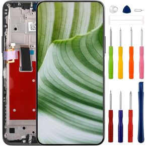 [مع الإطار] مجموعة رقمية شاشة LCD New LCD New LCD لـ HUA-WEI Y9A FRL-22 FRL-23 FRL-L22 FRL-L23 Touch Screen Digitizer Assembly Assembly مع أدوات الإصلاح المطورة Kit-Black