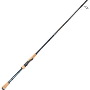 Lew’s LFS Spinning Fishing Rod, LFS-X3 Blank, Cork Split-Grip, Fuji Concept O Guides, Comfort Plus Reel Seat, Blue/Black