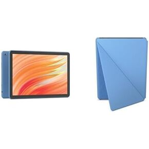 Like-New Amazon Fire HD 10 Tablet (32GB Ocean) + Standing Cover (Ocean)