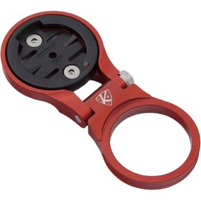 K-EDGE Adjustable Stem Mount for Garmin Quarter Turn Type Computers, Red