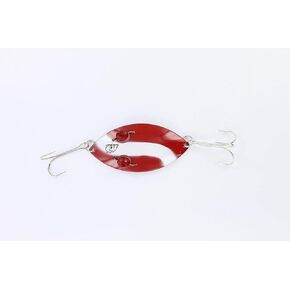 Dardevle Red Eye Wiggler Nickel Back Fishing Spoons