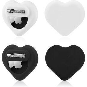 2 حزمة GPS GPS Tracker CASE متوافقة مع حركية Apple Airtag ، غطاء واقي من السيليكون مع دبابيس لحامل Airtag Hidden Hidden Factly للأطفال كبار السن الأمتعة على ظهر حقيبة الظهر (أبيض ، أسود)