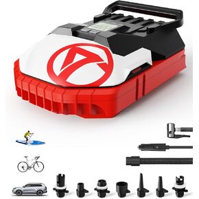 SUP Air Pump for Paddle Board, 60PSI High Pressure Electric Tire Inflator Air Pump for Paddle Board Inflator and Deflator with 12V DC Car Connector and Portable Boat, Kayak Accessories