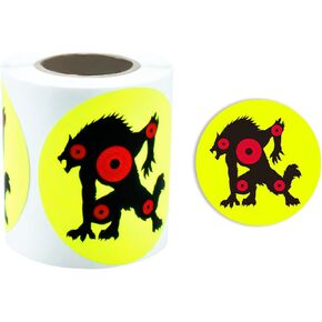 200 Pieces Range Shooting Splatter Target Stickers Reactive Self-Adhesive Pasters Bullseye Targets Shooting for Rifle Pellet Pistol Airsoft Gun 3 Inch