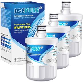 ICEPURE 5231JA2002A Refrigerator Water Filter,Replacement for LG LT500P, GEN11042FR-08, ADQ72910901, ADQ72910907, LFX25974ST, LFX25973S, Kenmore 9890, 469890, LSC27925ST, 3PACK(Package may vary)