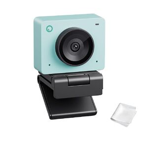 OBSBOT Meet SE Al-Powered Webcam—Ultra HDR,1080p@100FPS,1/2.8"CMOS,4x digital Zoom,Plug&Play,Built-in Mic—Work With Skype, Zoom/ Microsoft Teams/Google Meet—Web Cam for Streaming, Meeting,Gaming-Green