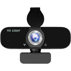 2K Webcam for pc, Plug & Play USB Webcam for Online Classes, Video Calling, Live Streaming