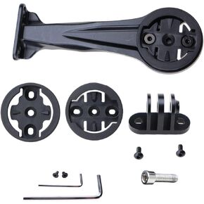 Bike Computer Mount Bracket Compatible with Gar min/Magen e/G/G+/Bry ton/Wa hoo Bicycle GPS Computers Integrated Mount with Sport Action Camera Adater for Stem Bar