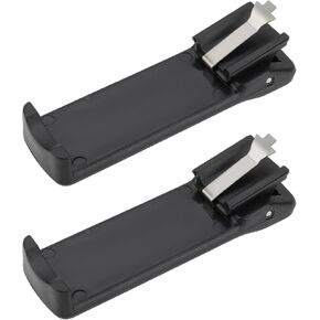 ECSiNG 2Pcs Radio Belt Clip Walkie Talkie Back Clip NTN8266B NTN8266 Compatible with Motorola XTS3000 XTS5000 APX6000 APX7000 Black