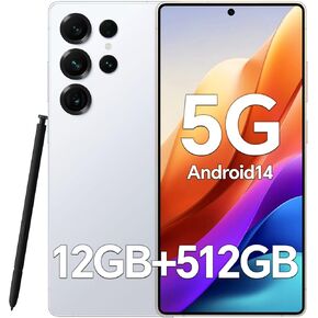 X25 Ultra Unlocked Phones,Built - in Pen,12GB RAM+512GB ROM,Snapdragon888 Unlocked Cell Phone, 6.9“ OLED Screen, 48+108MP Camera, Battery 7000mAh,Dual SIM, Android 14,WiFi/GPS (Green)
