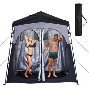 CDEN Camping Shower Tent, Outdoor Shower Enclosure, Camping Shower, Outdoor Bathroom, Pop Up Changing Tent, Oversize