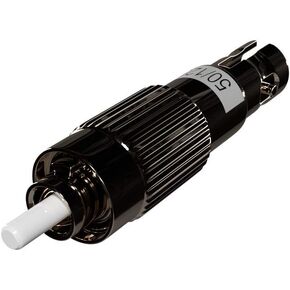 Multimode FC Male to ST Female Fiber Adapter 50/125 Type Optical Type Coupler, Hybrid MM, Simplex, High Durability 1000 Times+ Plug-and-Play
