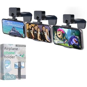 ملحقات أساسية السفر حامل الهاتف لسيارة سيارات الطائرات لأجهزة iPhone أو Samsung Cell Stand طاولة طاولة طاولة مقعد الطيران حجم العربة Golf Universal Free Hands
