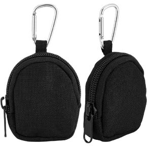 2 Pack Mini EDC Pouch Bag Molle Pouch Outdoor Coin Keychain Purse Military Pocket Utility Belt Bumbag for Mini Tool Organizer Car Key Earphone Waist Hiking Climbing Backpack Accessory