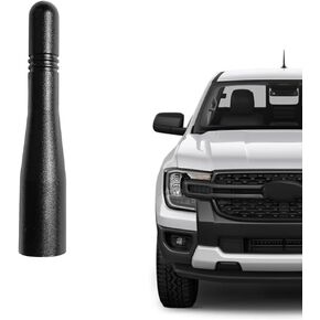 شاحنة قصيرة الهوائي هوائي صاري FIT FOR FORD RANGER 2019-2025 | أسود 3 بوصات هوائي | هوائي راديو AM/FM الأمثل | من أجل 19-25 Ford Ranger Roof Antenna Associory