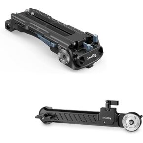 SMALLRIG Quick Release Shoulder Plate for Sony VCT-14 Tripod Adapter with Rosettes + Rosette Extension Arm Dogbone with Length Adjustable, M6 Rosette 31.8mm