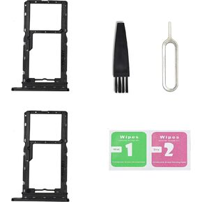 2 PCS SIM Card Tray Replacement Compatible with Samsung Galaxy Tab A9 8.7'', SIM Card Slot Holder with Micro SD Slot for Galaxy Tab A9 8.7'' 2023 (Graphite)