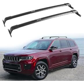 HEKA Cross Bar fit for Jeep Grand Cherokee L 2021 2022 2023 2024 Grand Cherokee 2022 2023 2024 Roof Rack Rails Rooftop Cargo Accessories (Bolt on)