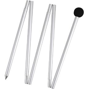 Rhino Valley Tent Poles Replacement, Thicker Foldable Tent Pole for Tarp, Lightweight Aluminum Support Rods for Beach Shade Canopy Shelter, Portable for Backpacking Hiking Camping Traveling